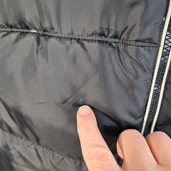 Vintage Polo Ralph Lauren Down Puffer Vest Women's XS/S Black Granola Girl READ - Picture 3 of 10